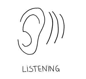 listening